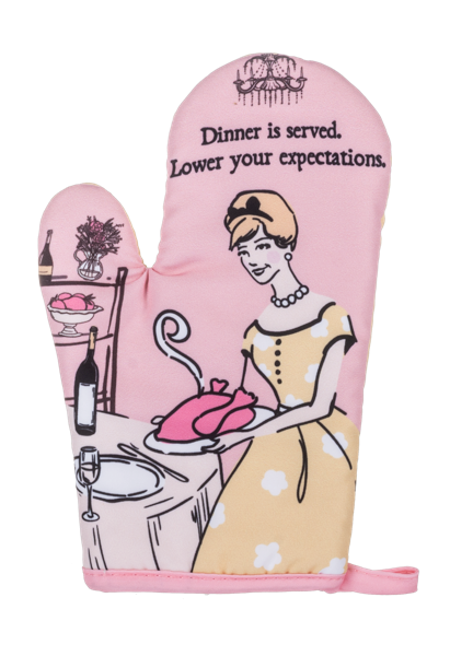 Kitchen Talk Oven Mitt & Pot Holder