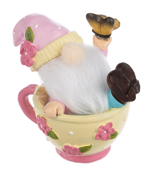 Shelf Sitter - Tea Cup Gnome