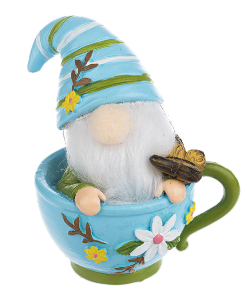 Shelf Sitter - Tea Cup Gnome