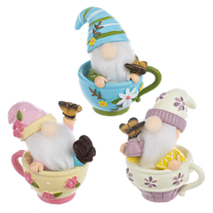 Shelf Sitter - Tea Cup Gnome