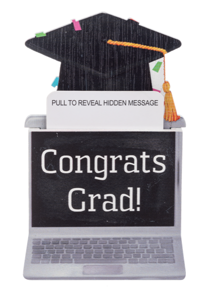 Graduation Gift Card Plaque – Hidden Message Grad Gift Holder