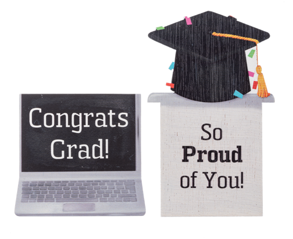 Graduation Gift Card Plaque – Hidden Message Grad Gift Holder