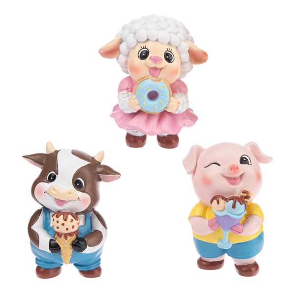 Shelf Sitter - Sweet Treat Animal Figurines