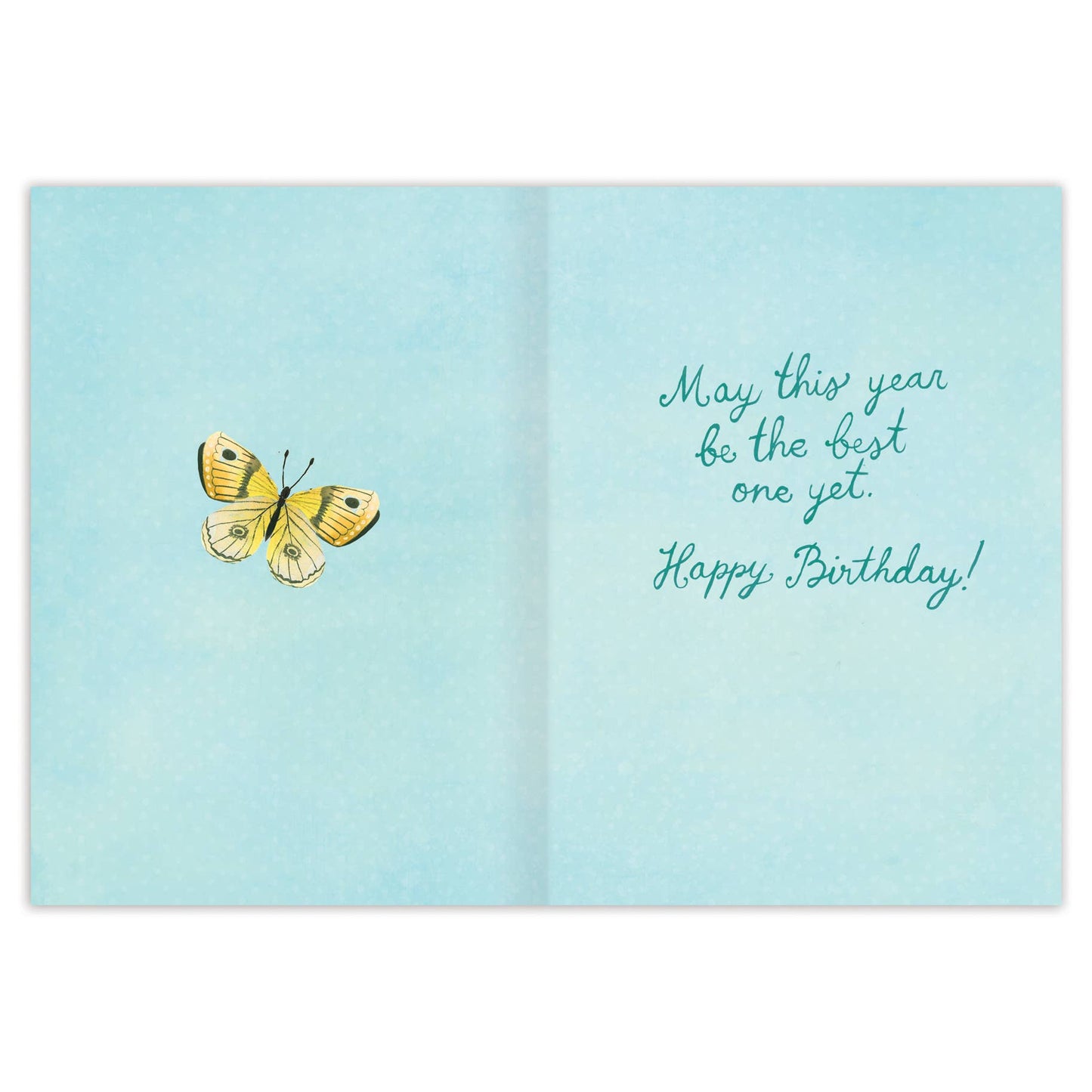 Greeting Card - A Year of Wishes Book Stack Birthday Card