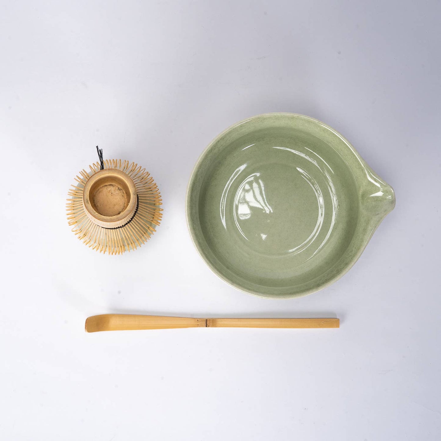 Matcha Tea Set -Bowl, Whisk, Spoon and Stand