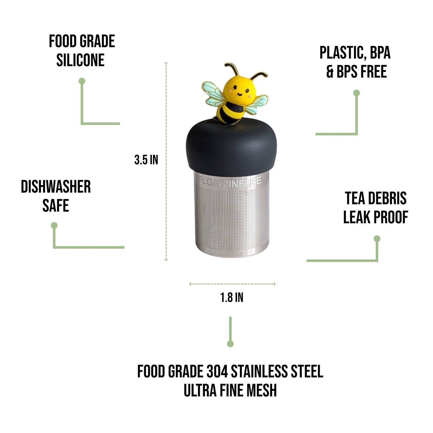 Tea Infuser - Floating Bumble Bee