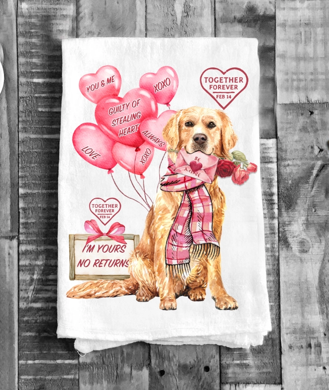 Tea Towel - Valentines Day