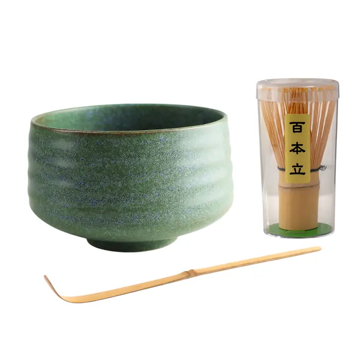 Matcha Tea Set W/Whisk and Spoon