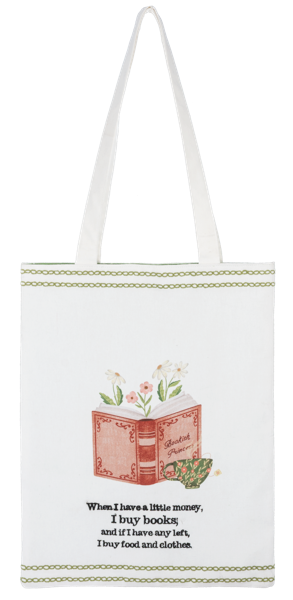 Tote Bag - Bookish Blooms