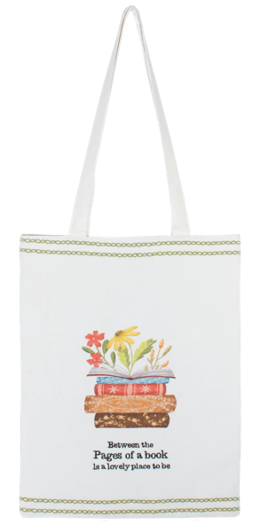 Tote Bag - Bookish Blooms