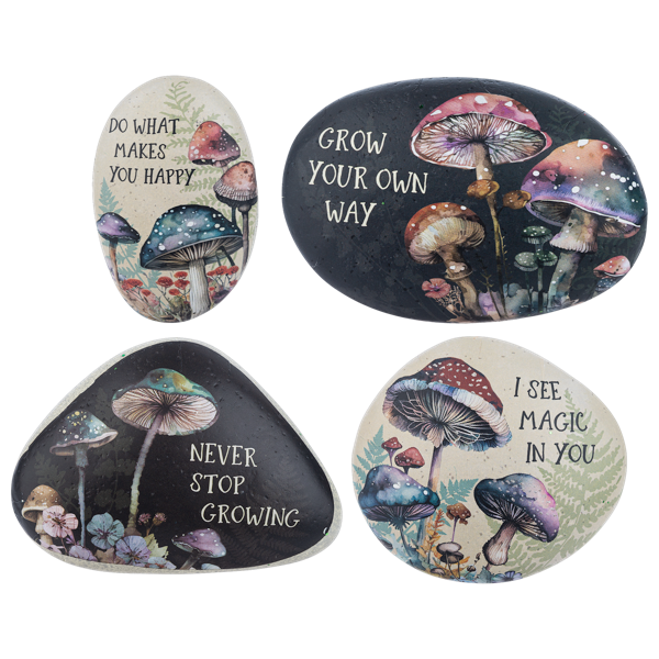 Decor - Mushroom Inspiration Art Rocks