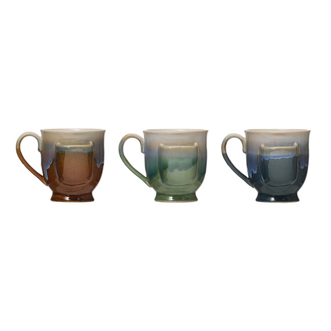 Mug - Stoneware W/Teabag Holder 12 oz