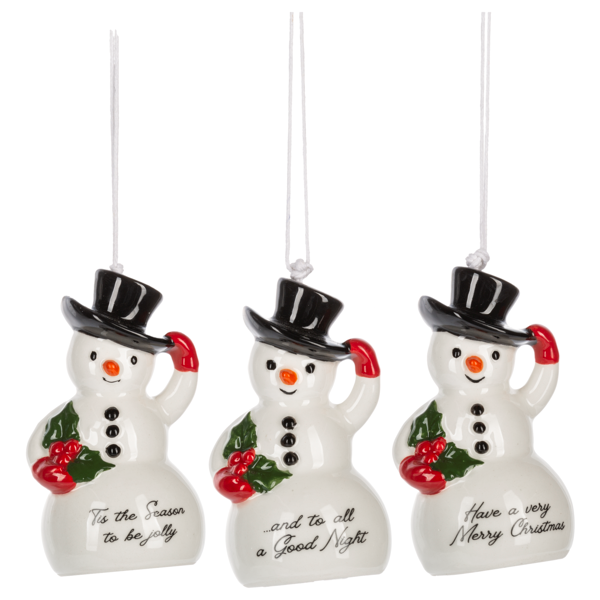 Ornament - Snowman Bell