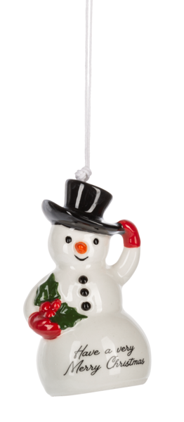 Ornament - Snowman Bell