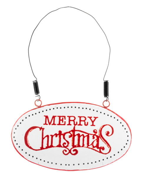 Holiday Message Plaque Ornament