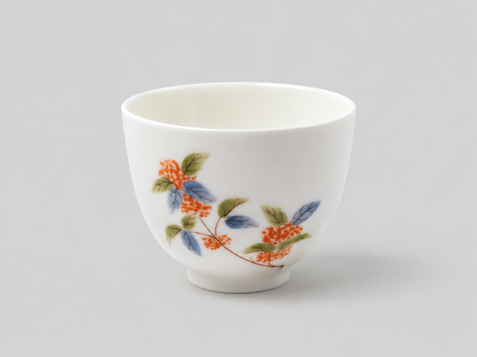 Tea Cup - Hand-Painted Ceramic (4 oz)
