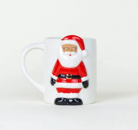 Santa Ceramic Holiday Mug -14.5oz
