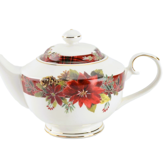 Teapot - Poinsettia 32floz
