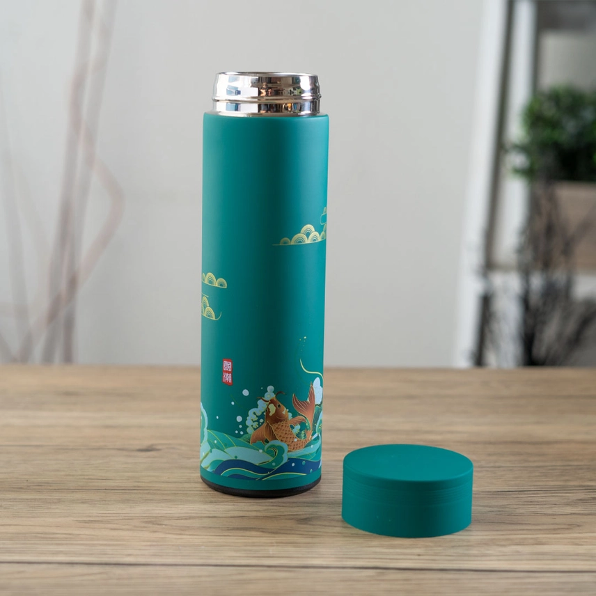 Travel Thermos -  Vacuum Insulated  17oz
