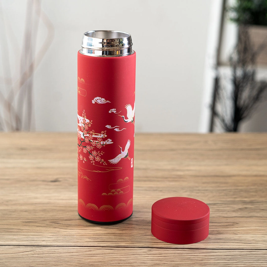 Travel Thermos -  Vacuum Insulated  17oz
