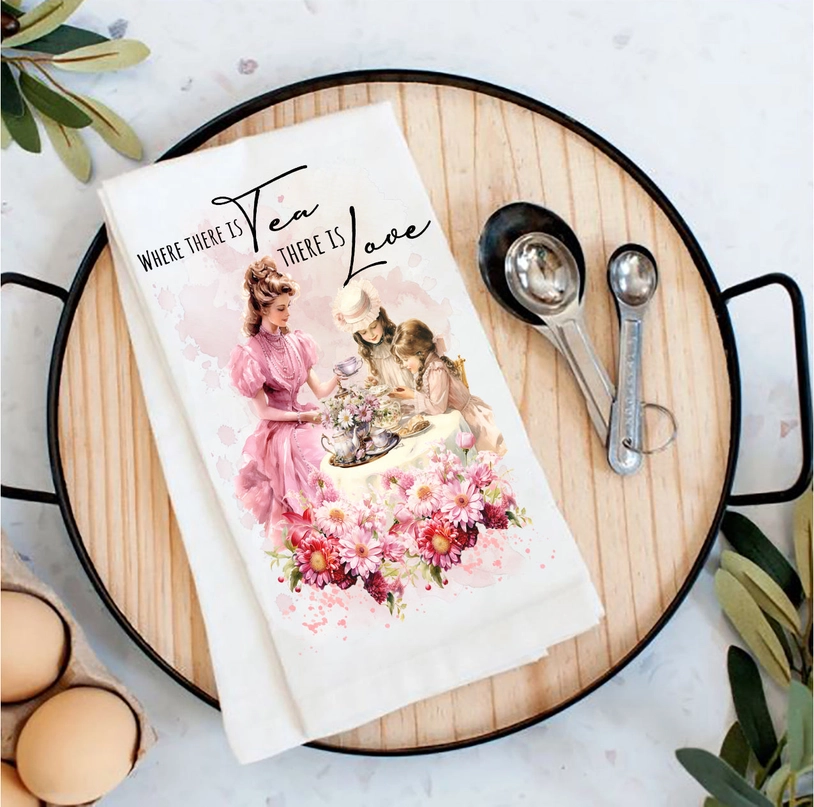 Tea Towel - Threads of Tea & Home