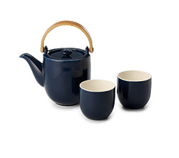 Tea Set- Royal Blue Porcelain Tea Set-16.9 fl. oz.