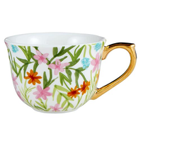 Tea Set-Teacup and Saucer-Floral