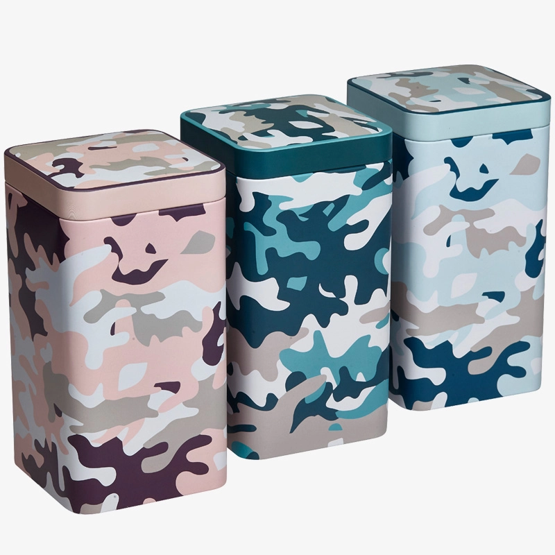 Tea Container- Camouflage -17oz(500g)