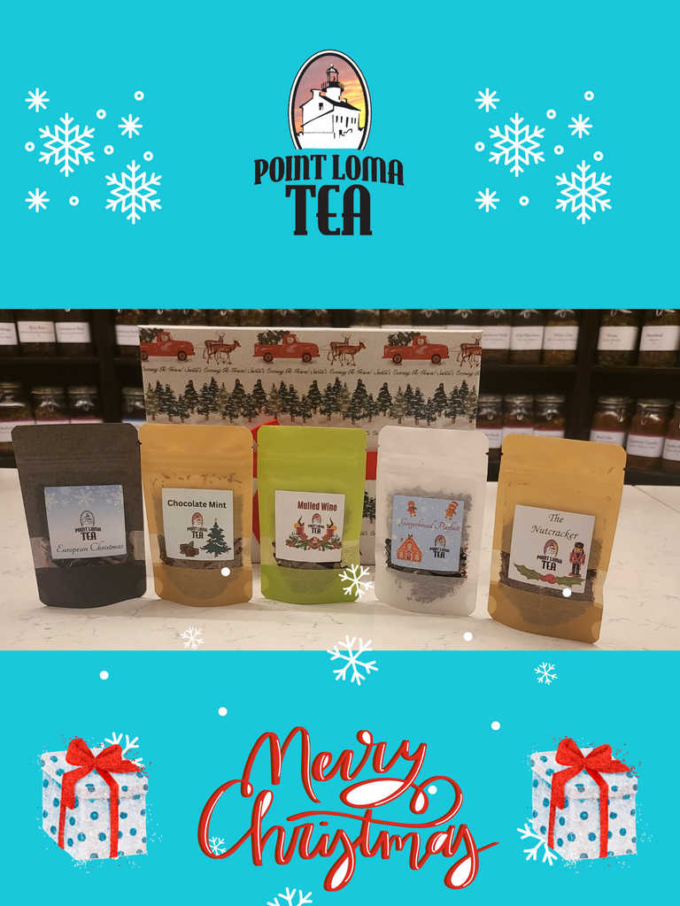 Tea Sampler Set- Christmas Holiday Tea Flight